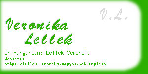 veronika lellek business card